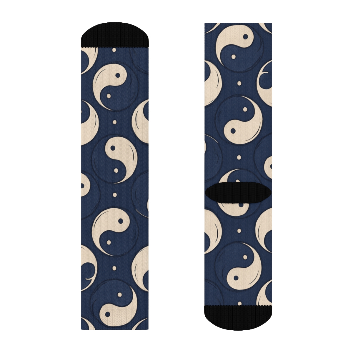 Indigo Koi Duality Ring Tessellation custom crew socks