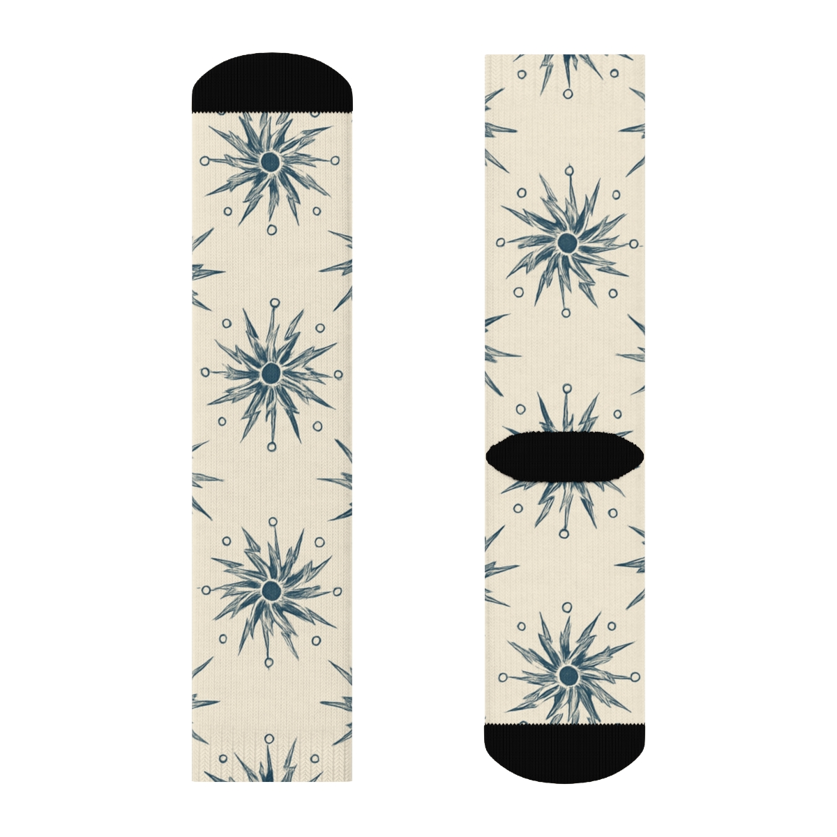Industrial Lightning Burst Poster Repeat personalized crew socks