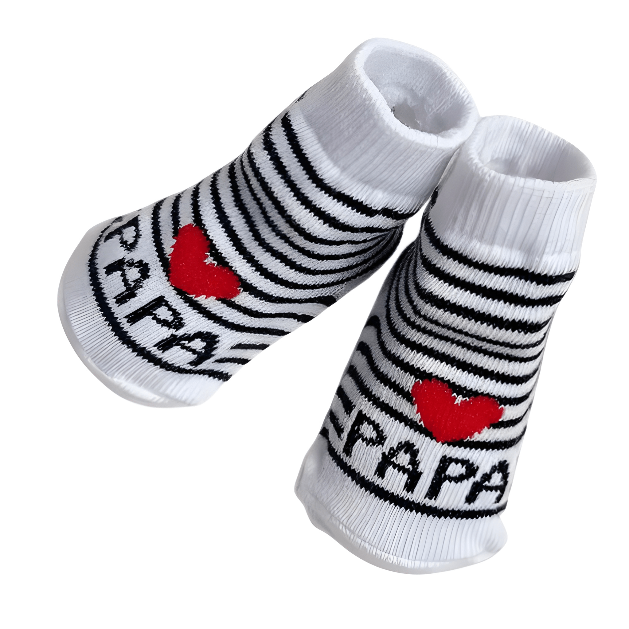 2 Pairs Of Kids Love Dad and Mom Design Socks