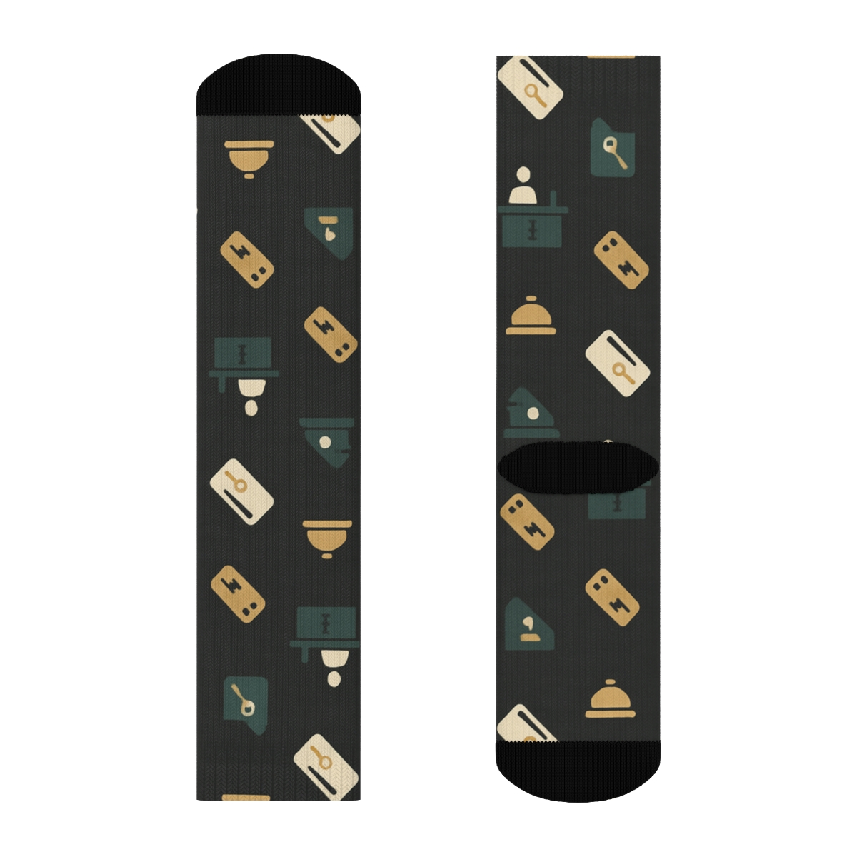 Key Card Orbit With Lobby Constellations Hotel Receptionist Edition stylish athletic crew socks