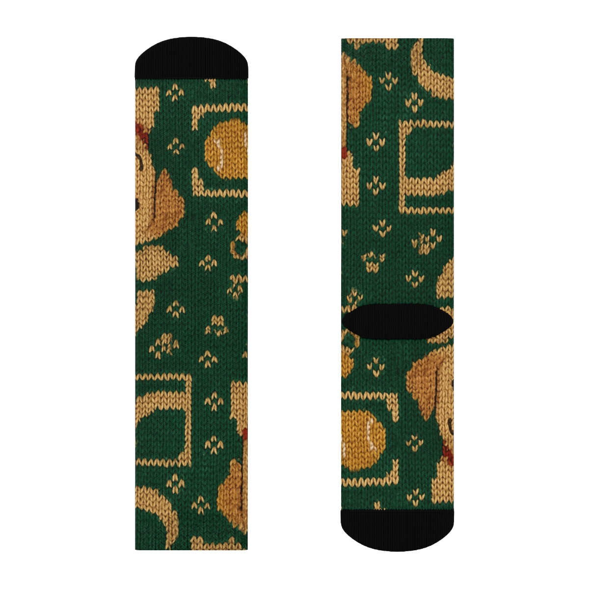Knitted Picnic Tiles, Labrador Retriever Edition premium sports crew socks