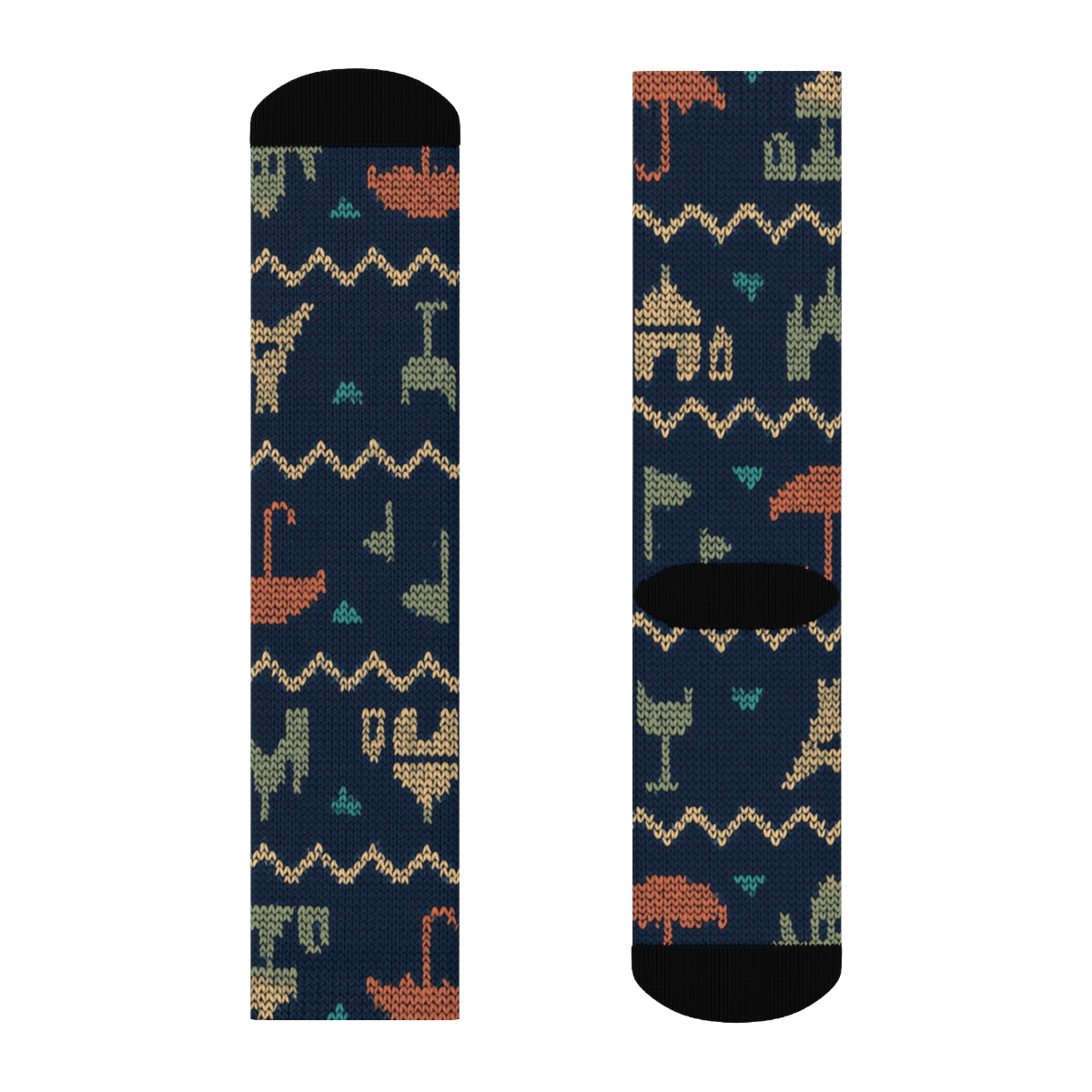 Knitted Skyline Bands, Tour Guide Edition stylish athletic crew socks