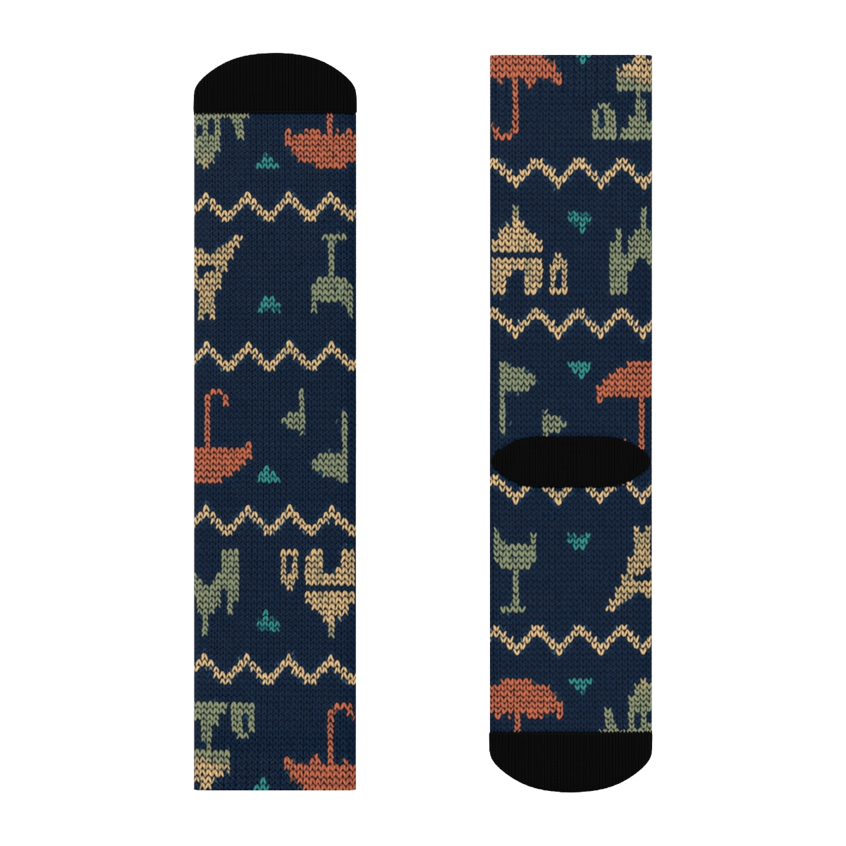 Knitted Skyline Bands, Tour Guide Edition stylish athletic crew socks