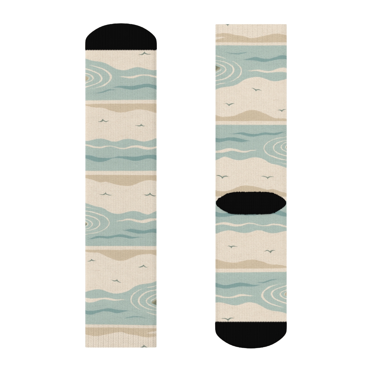 Lighthouse Tide Progression comfortable cotton crew socks