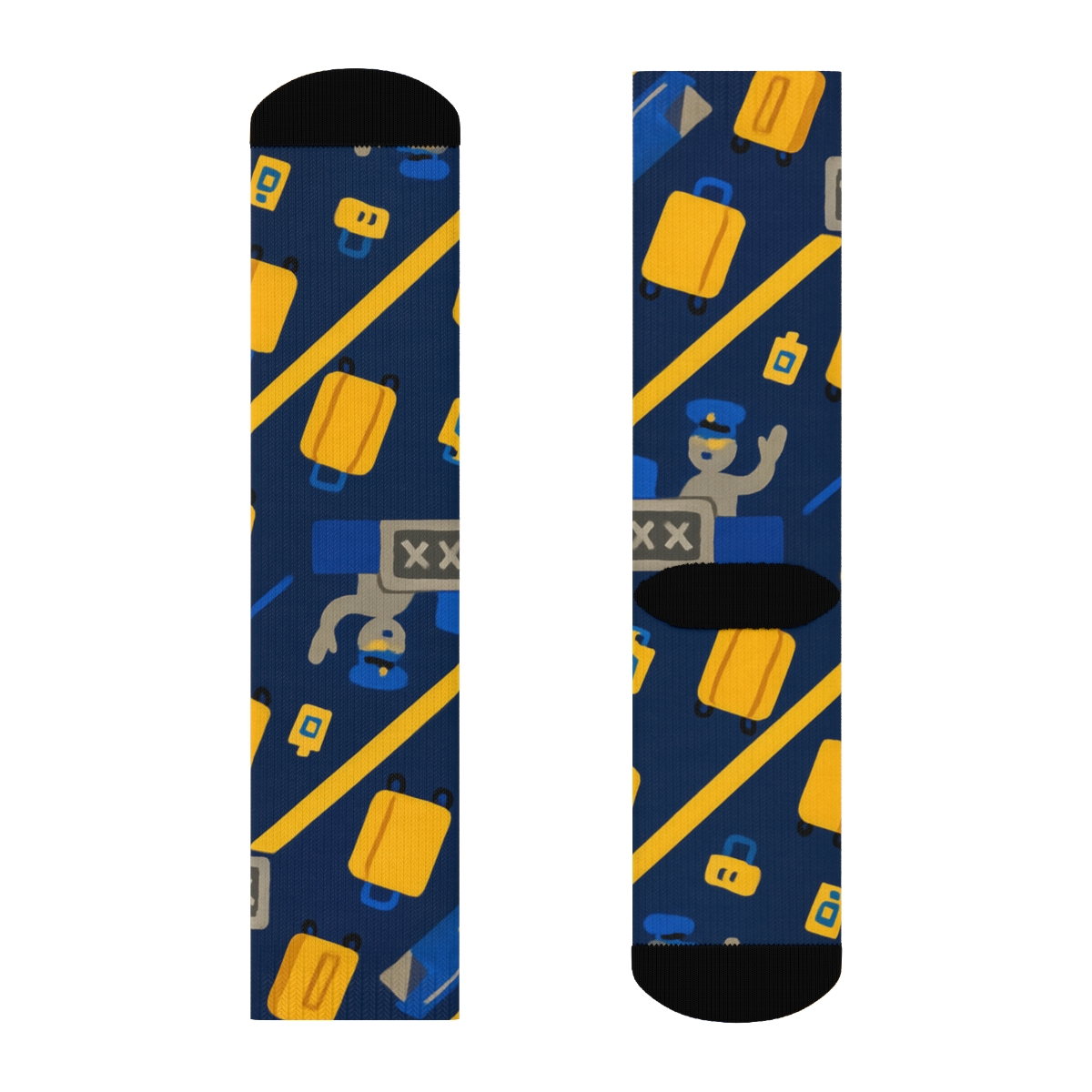 Luggage Lane Parade Customs Officer Edition premium sports crew socks