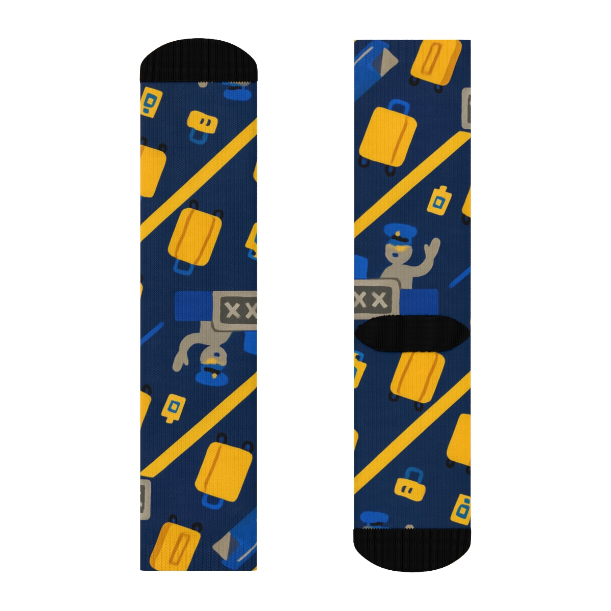 Luggage Lane Parade Customs Officer Edition premium sports crew socks