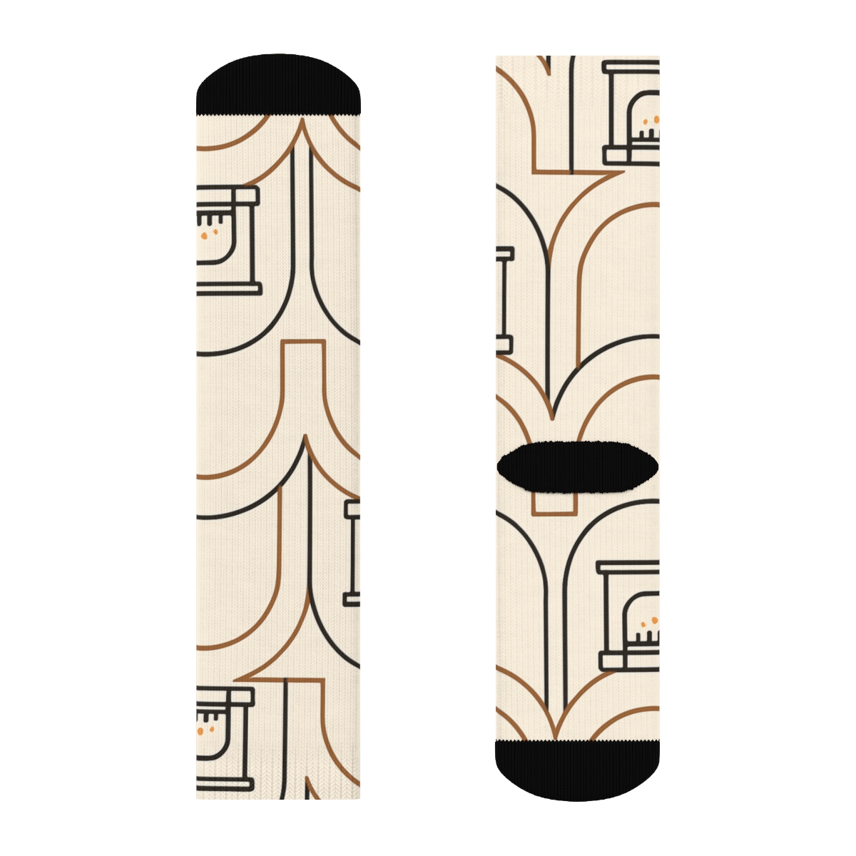 Mantel Silhouette Lattice With Fireplace comfortable cotton crew socks