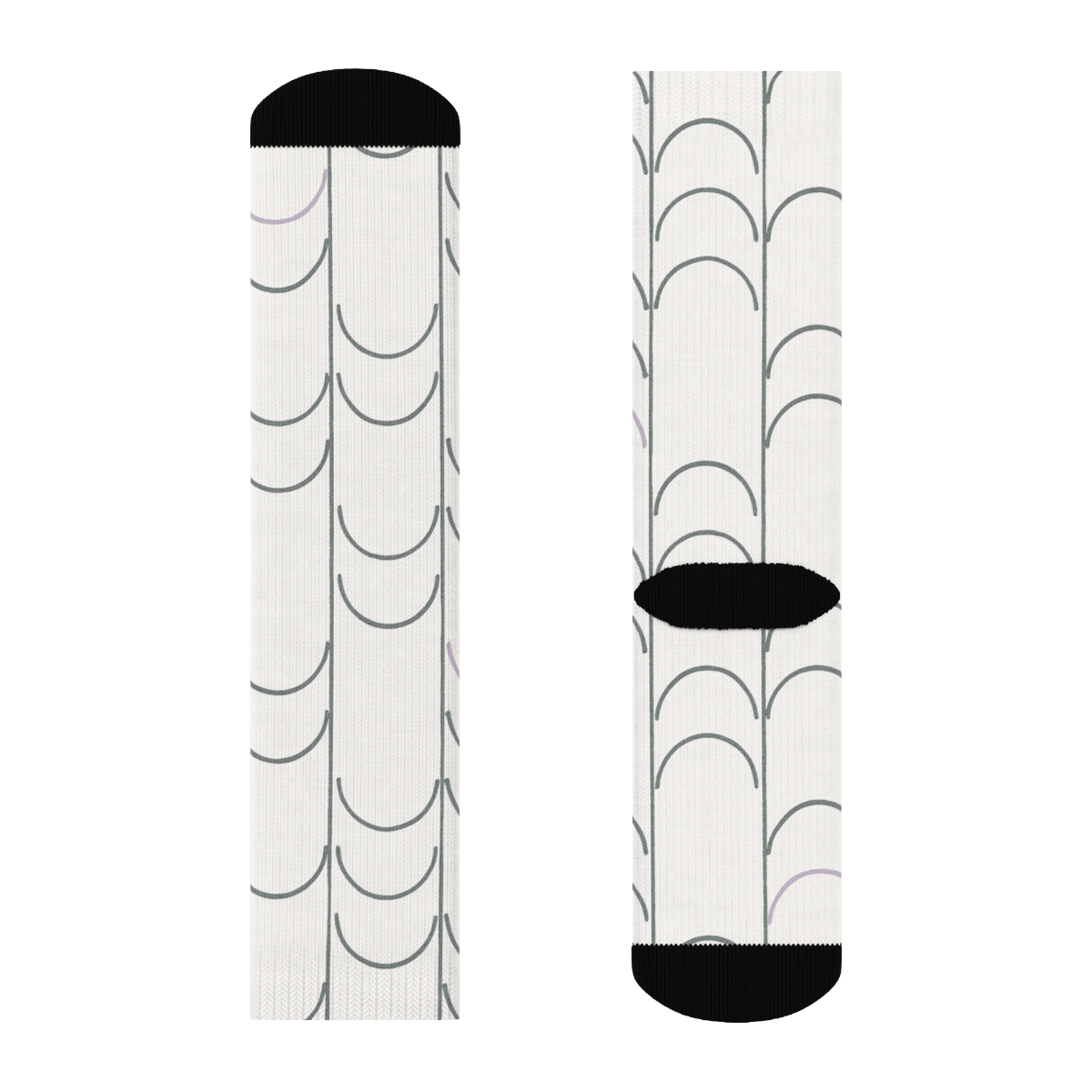 Micro Arc Ladder comfortable cotton crew socks