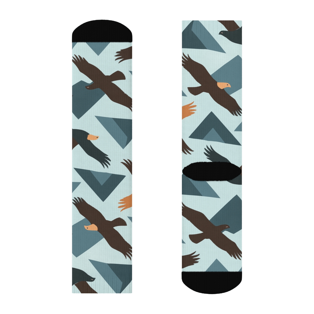 Mountain Wind Tessellation Sky Currents Eagle Crew Socks