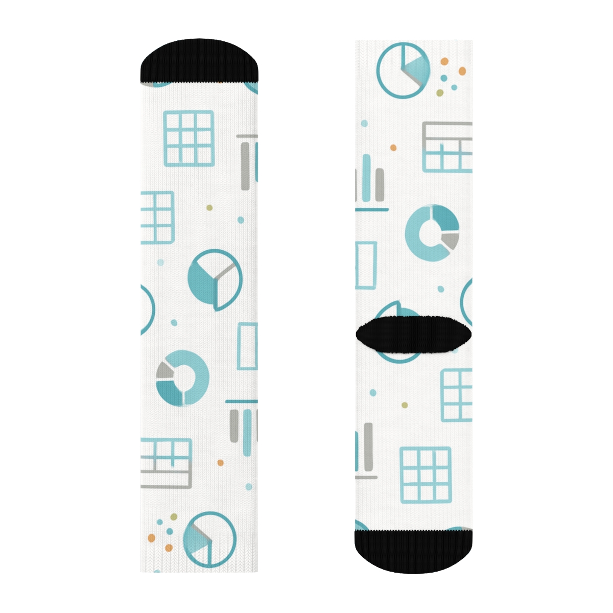 Nebula Chart Tapestry For Data Analyst Professionals designer printed crew socks
