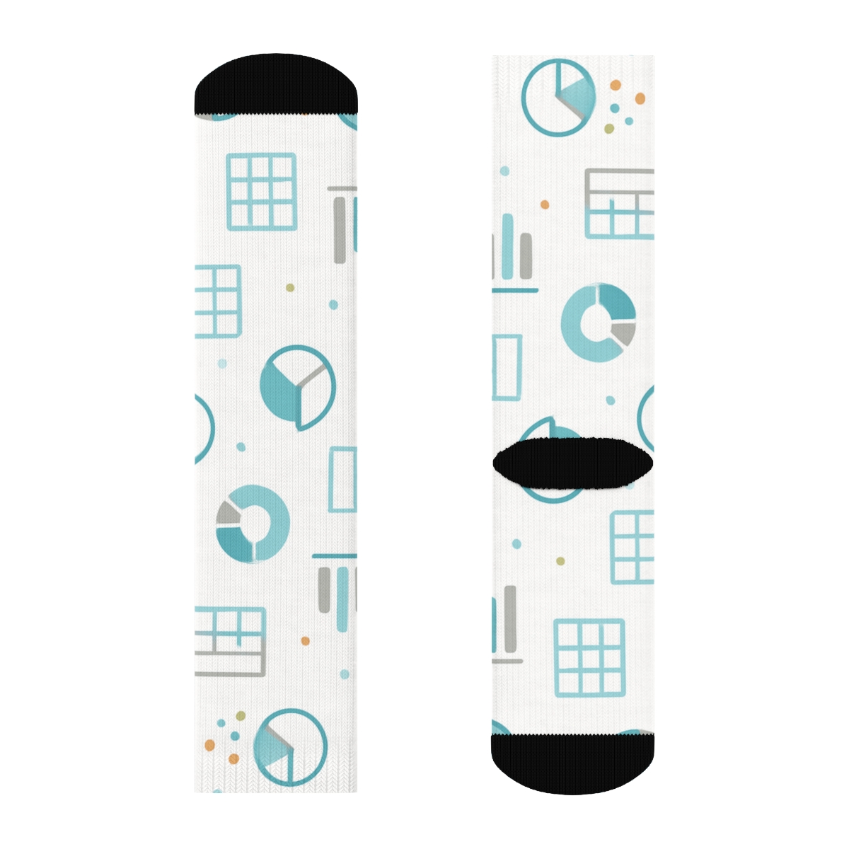 Nebula Chart Tapestry For Data Analyst Professionals designer printed crew socks