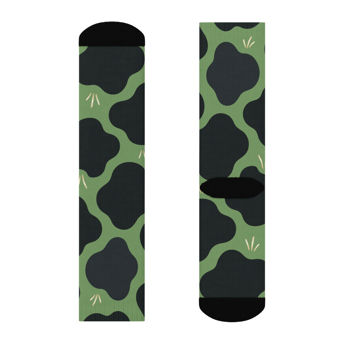 Nebula Spots Pattern Cow Edition premium sports crew socks