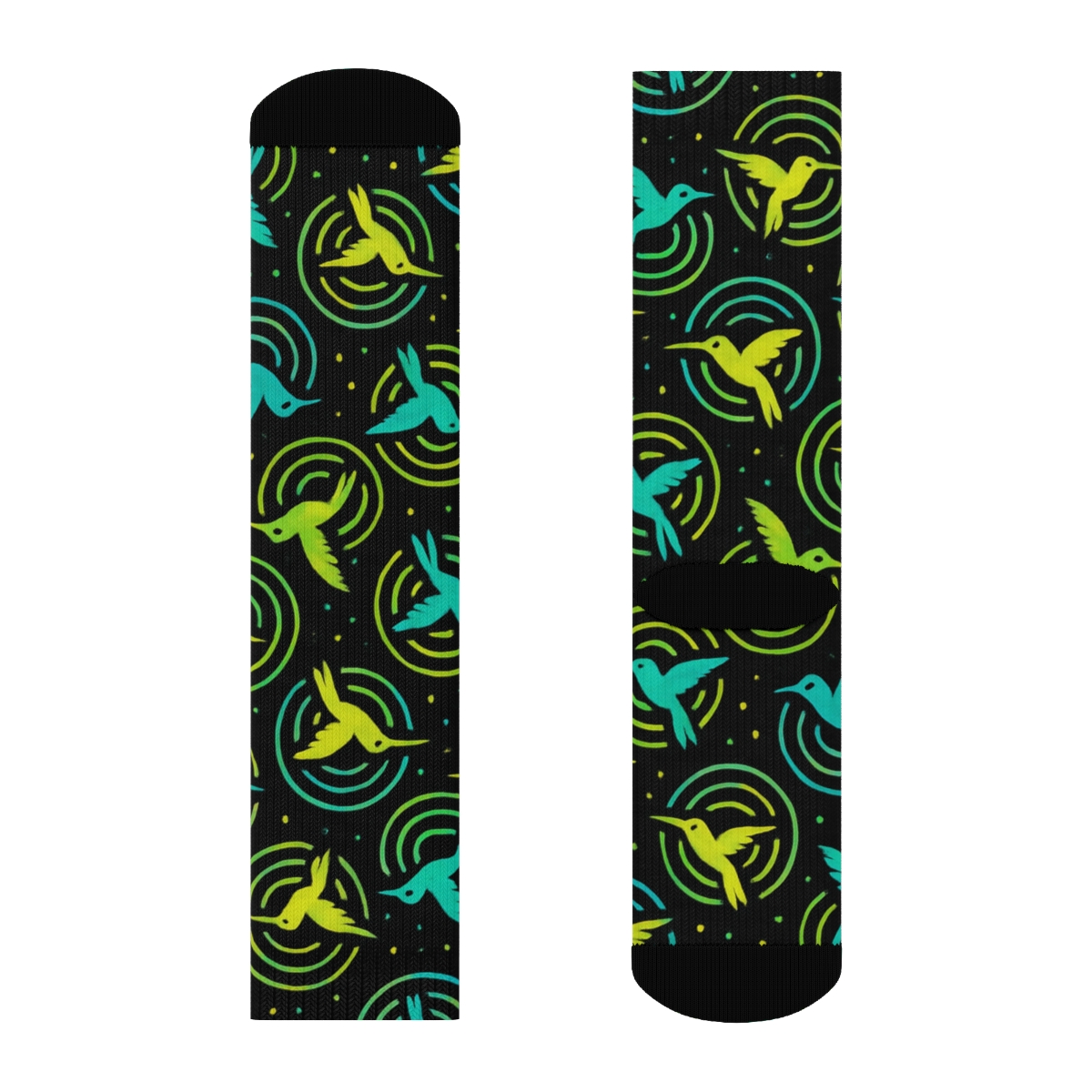 Night Chorus Constellation With Hummingbird Rhythm comfortable cotton crew socks