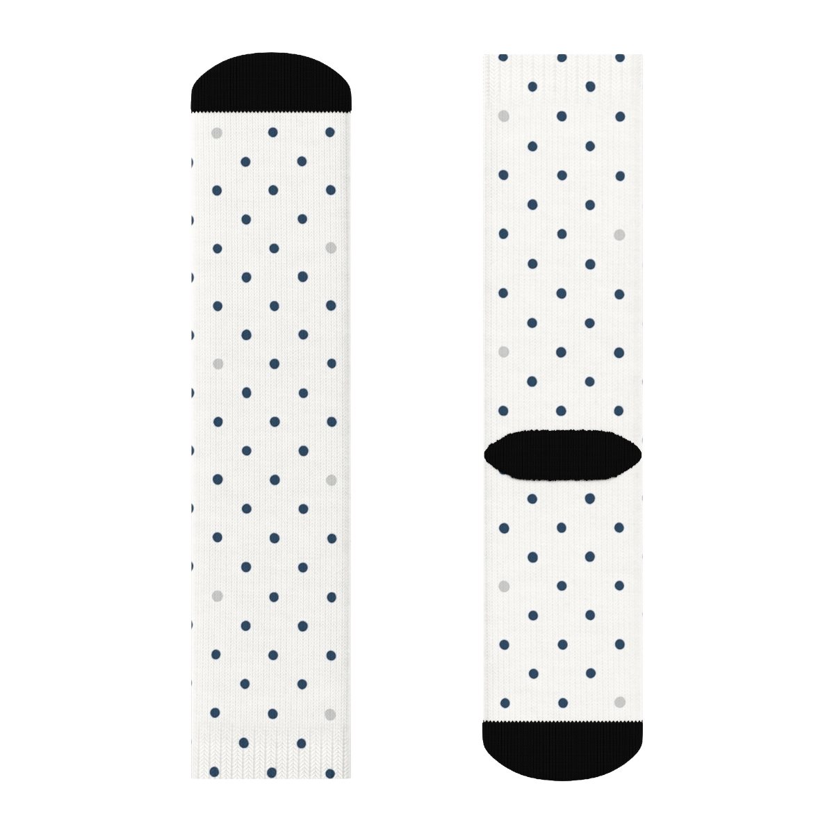 Orbit Dot Lattice designer printed crew socks