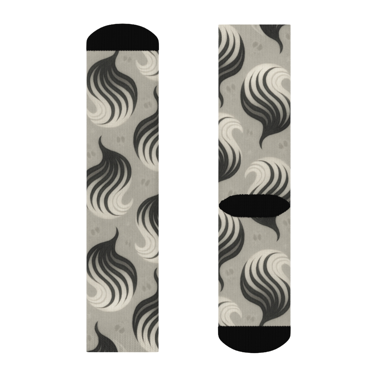 Organic Mane Repeating Tessellation premium sports crew socks