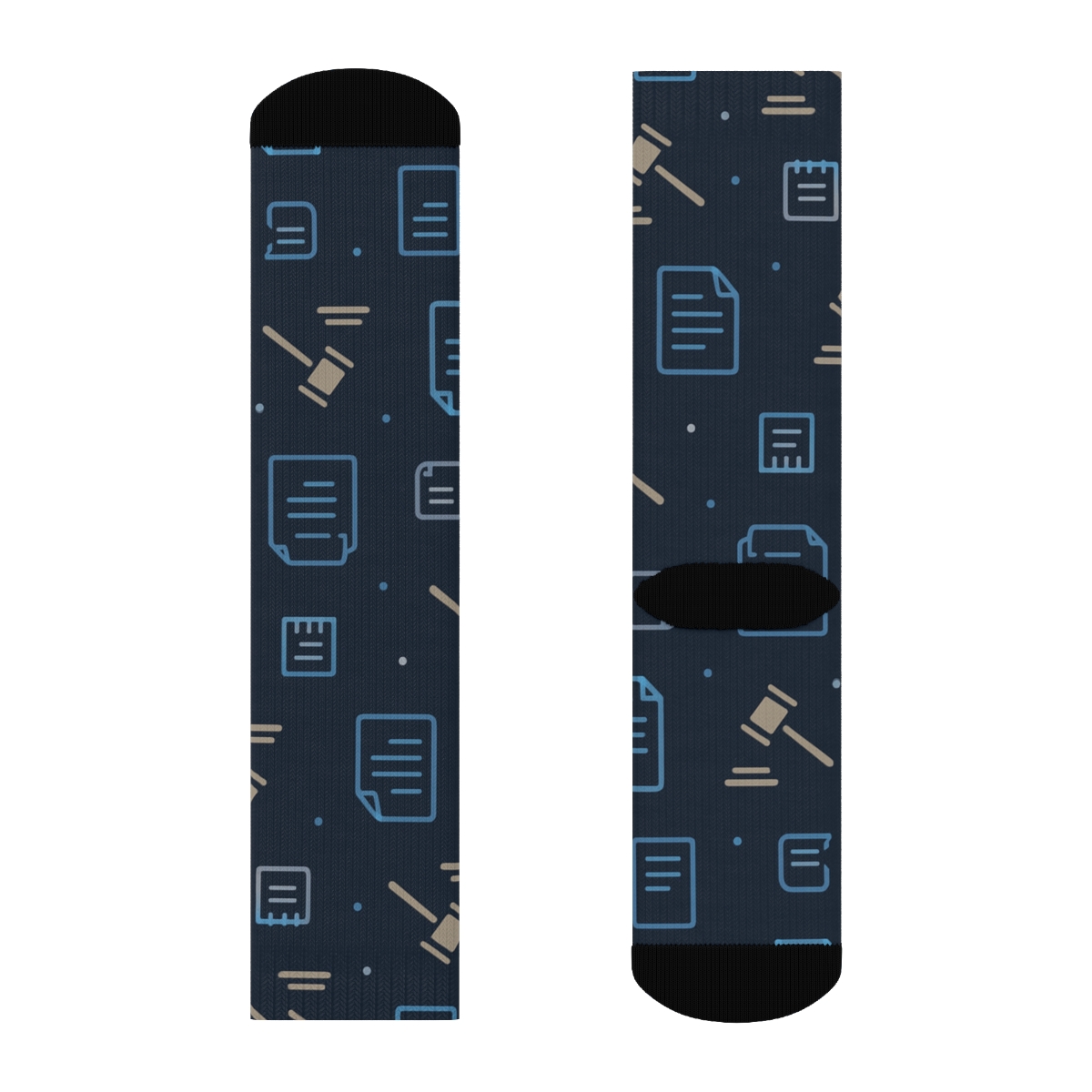 Paralegal Nebula Docket Grid personalized crew socksParalegal Nebula Docket Grid Crew Socks - Image 2