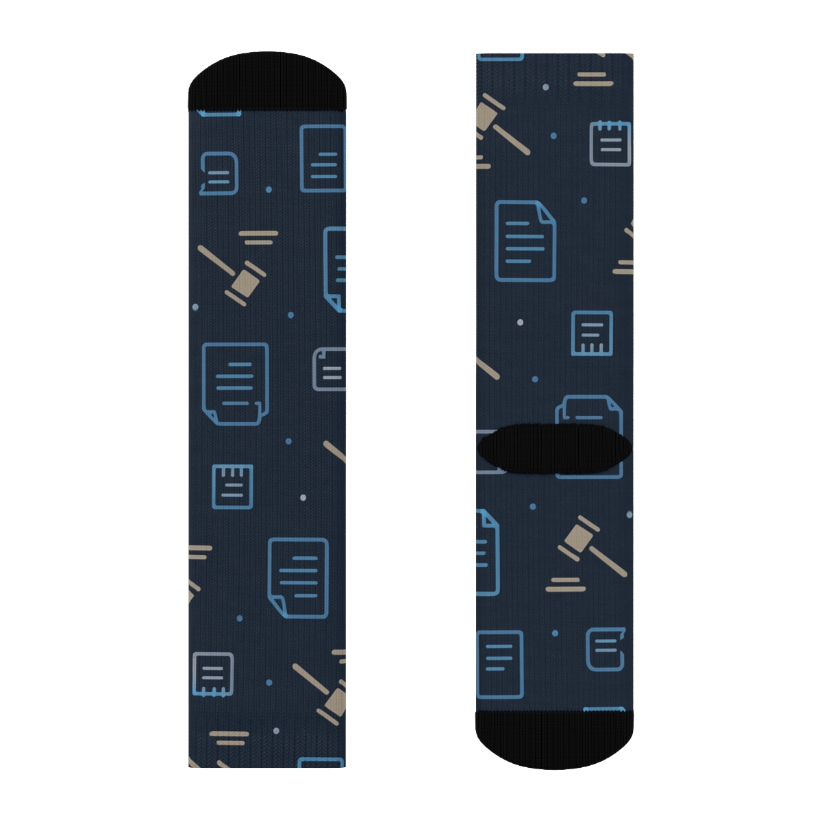 Paralegal Nebula Docket Grid Crew Socks