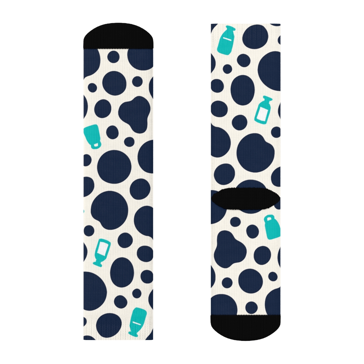 Playful Spot Cluster Scatter comfortable cotton crew socks