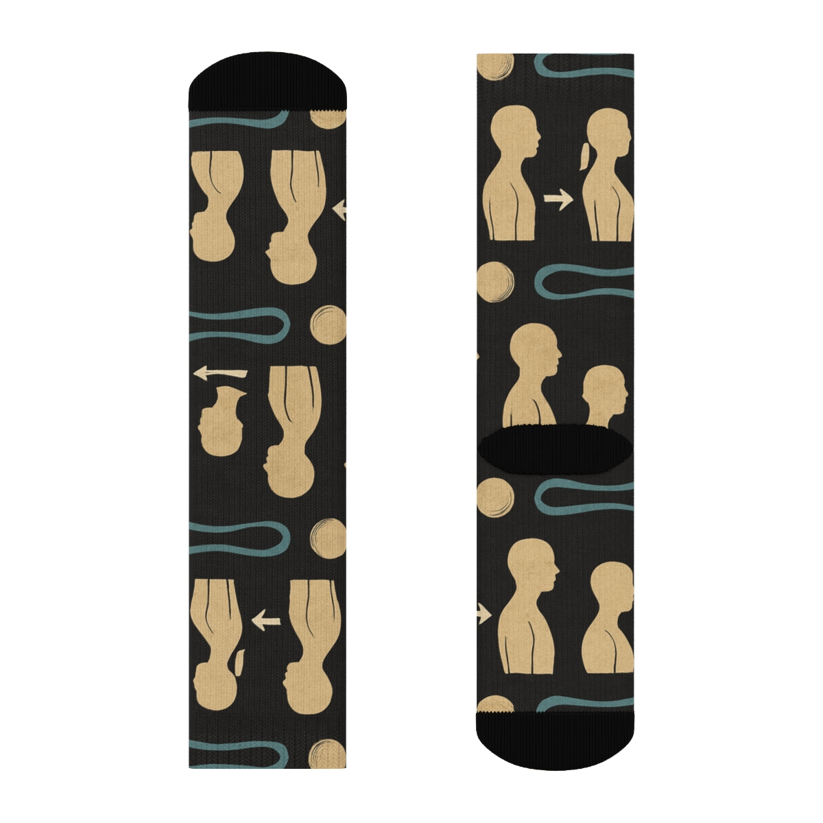 Postural Correction Bands For A Physical Therapist premium sports crew socks