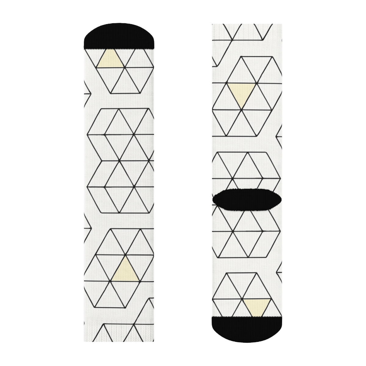 Prism Tile Outline Scatter personalized crew socks