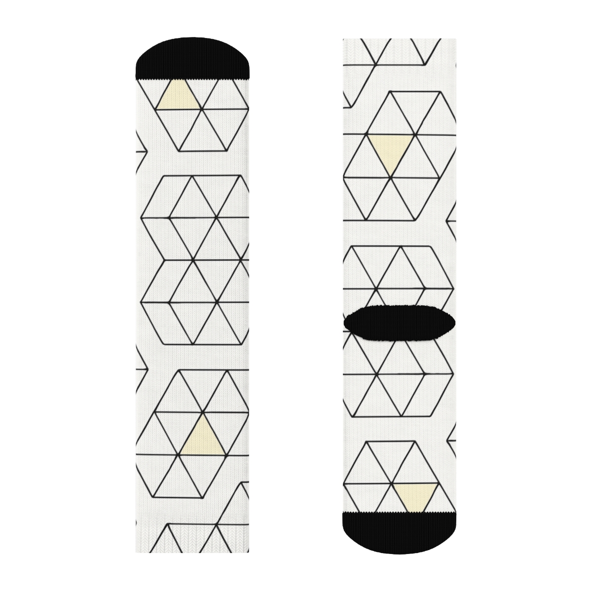 Prism Tile Outline Scatter personalized crew socks