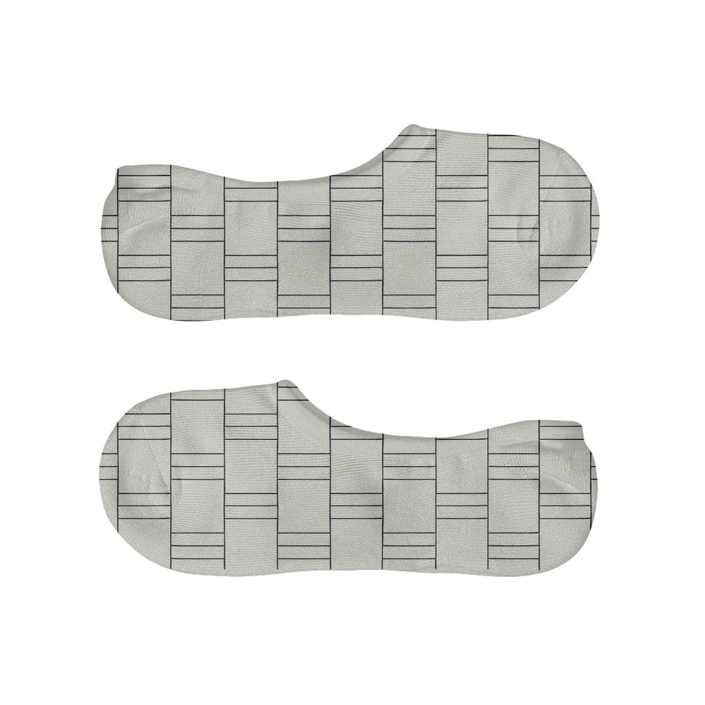 Fine Ladder Shift low cut no-show socks