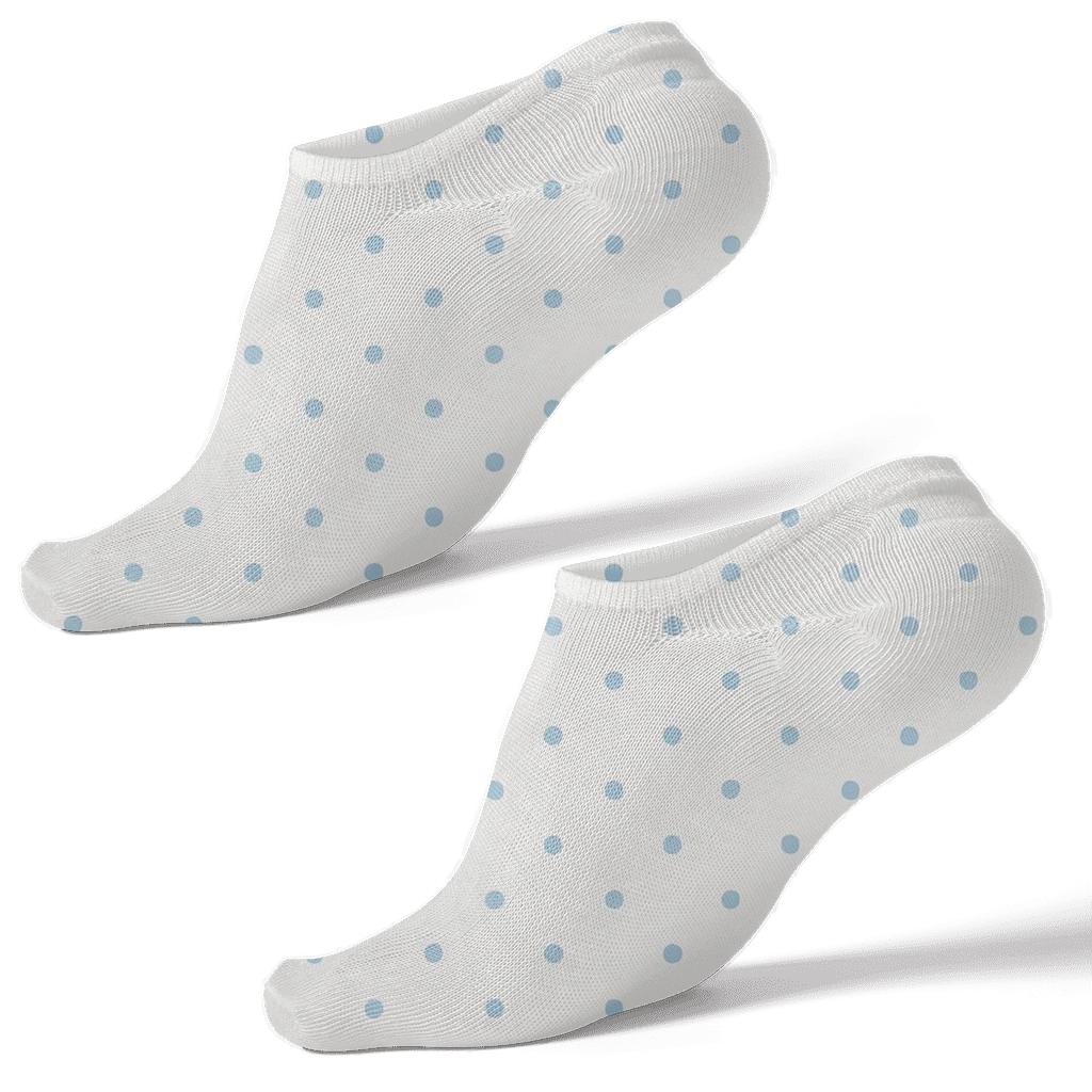 Tiny Dot Relay custom ankle socks