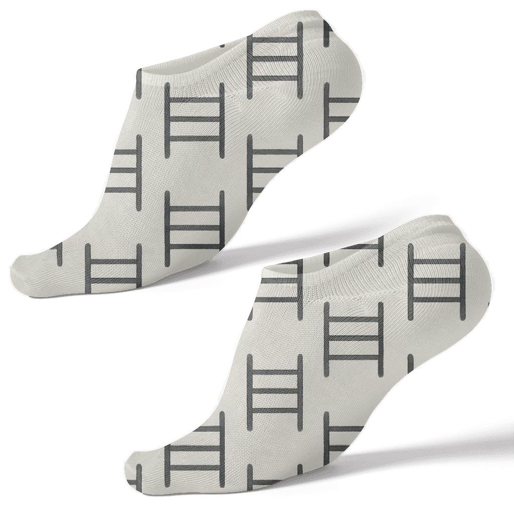 Slim Ladder Shift stylish athletic ankle socks