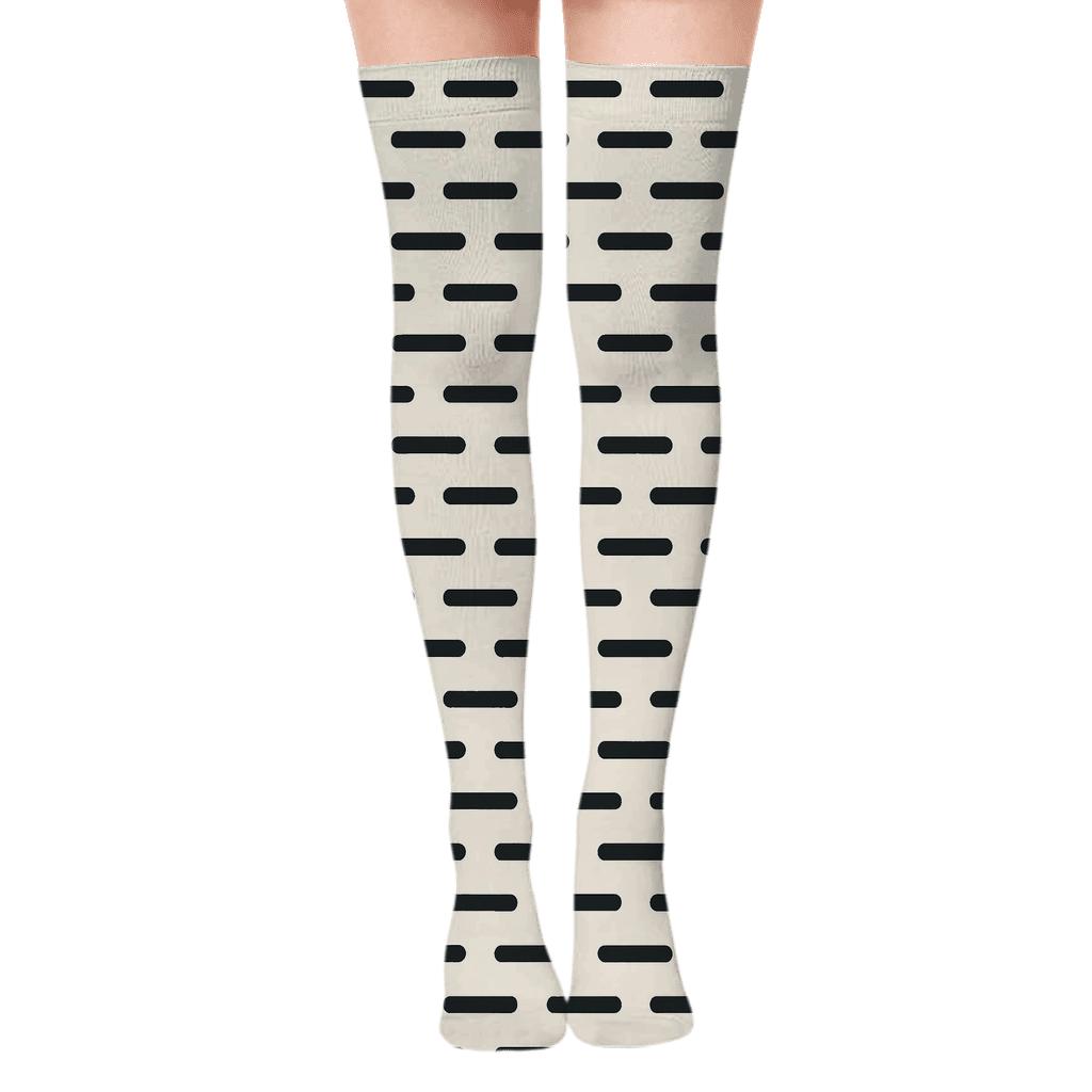 Even Dash Sequence soft everyday over-the-knee socks
