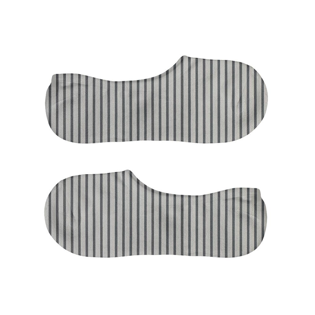 Micro Pinstripe Matrix personalized invisible socks
