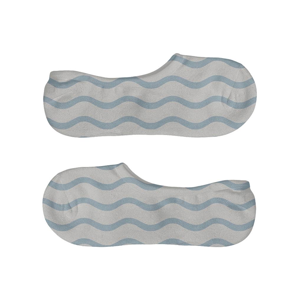Quiet Wave Repeat trendy no-show sock styles