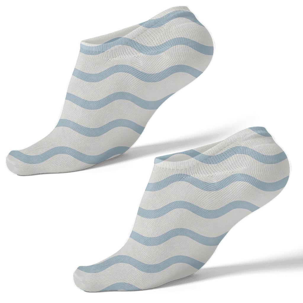Quiet Wave Repeat soft everyday ankle socks