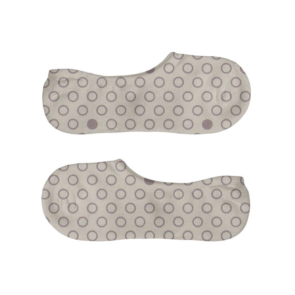 Small Ring Interval breathable seamless no-show sockscustom no-show socks
