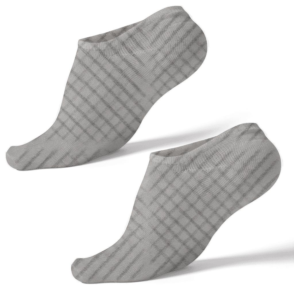 Plain Hatch Study personalized ankle socks