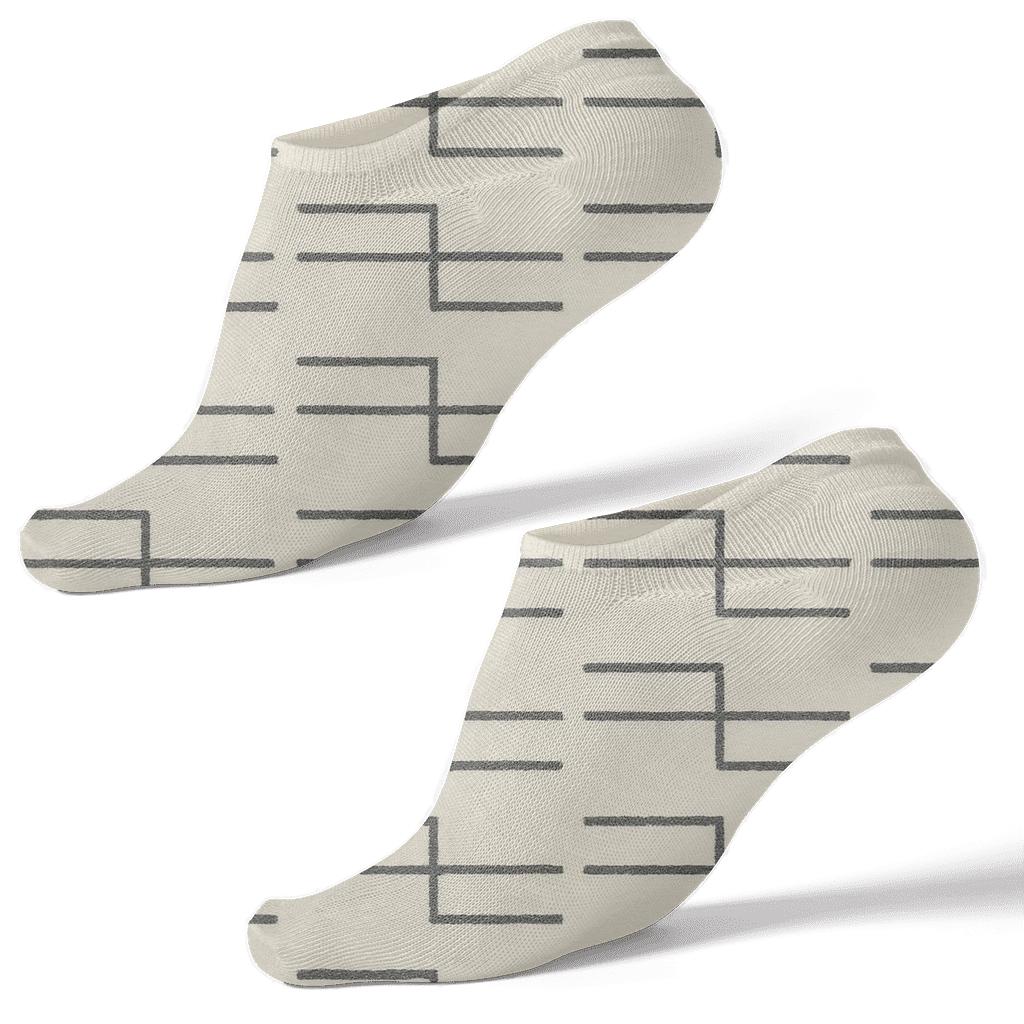 Fine Ladder Shift premium sports ankle socks