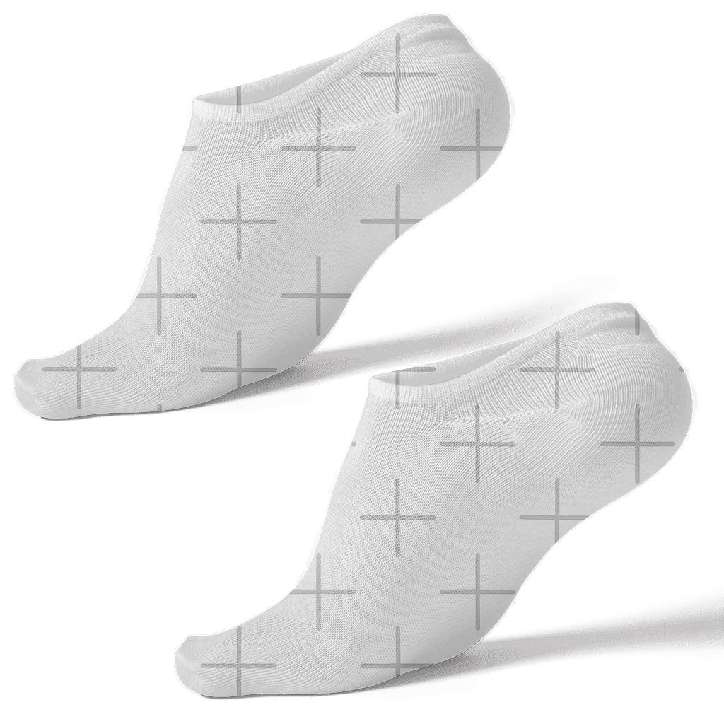 Gentle Cross Pack designer print ankle socks