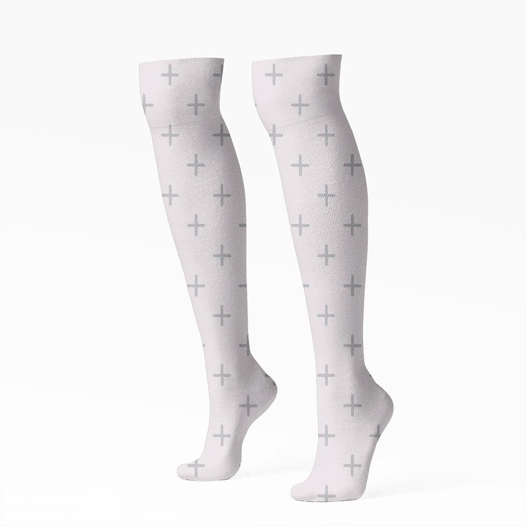 Gentle Cross Pack unique graphic knee-high socks
