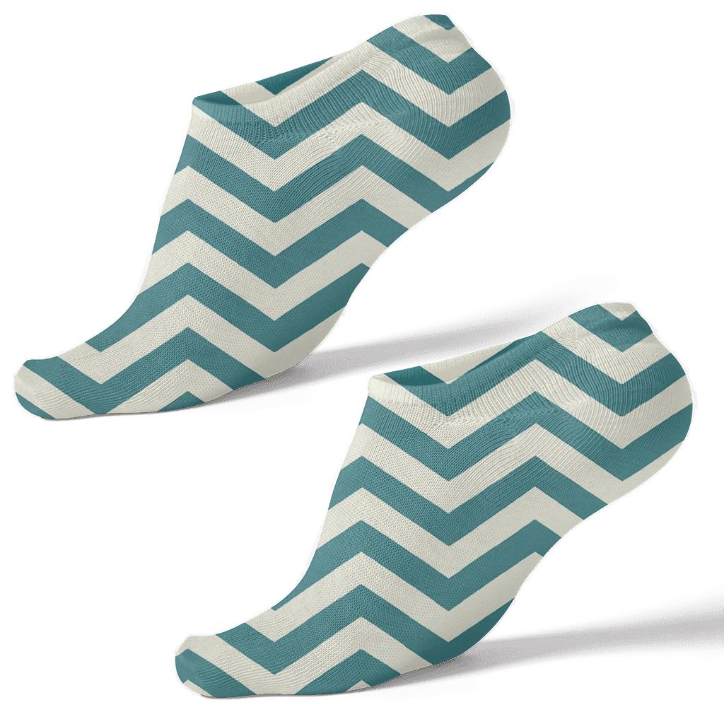 Slim Chevron March stylish athletic ankle socks