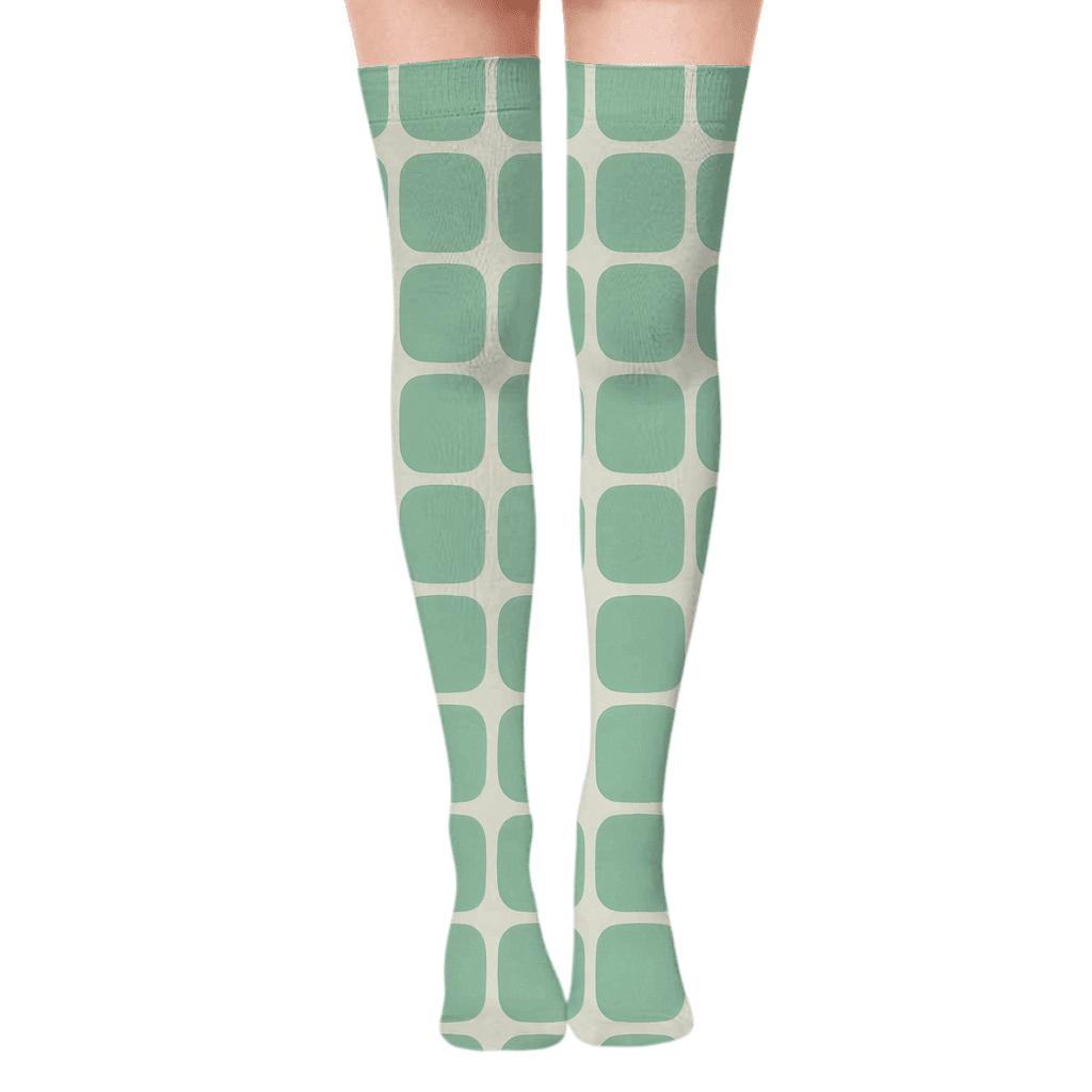 Calm Cellular Mesh premium cozy over-the-knee socks