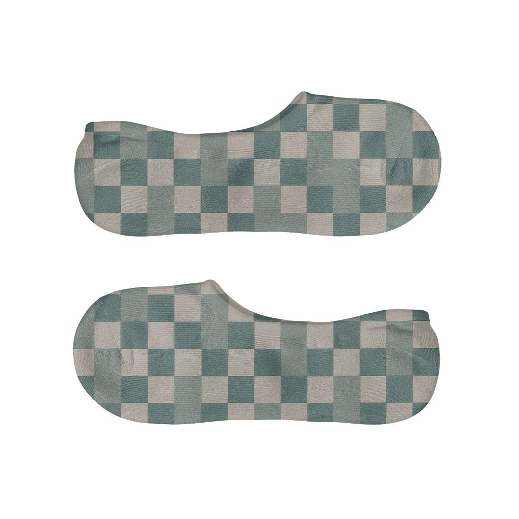 Mini Grid Drift anti-slip no-show socks