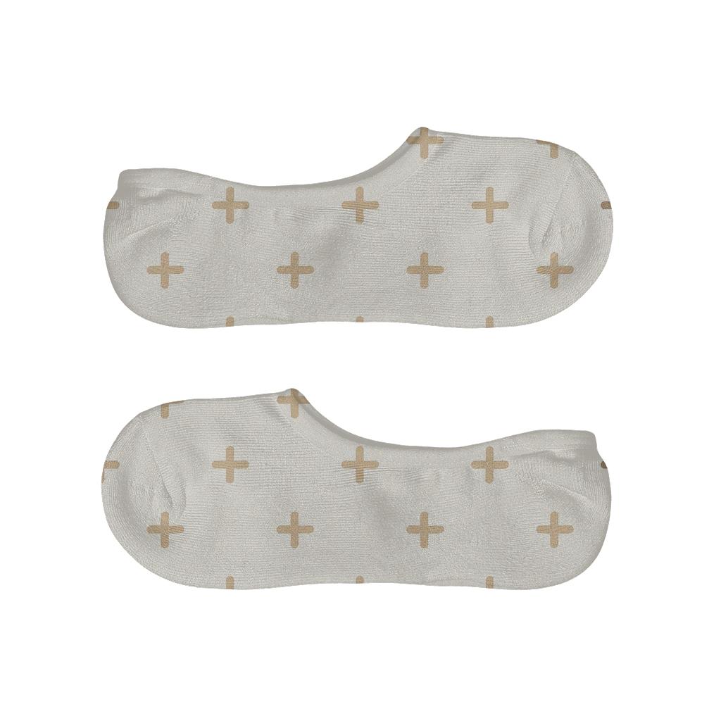 Gentle Cross Pack custom no-show socks