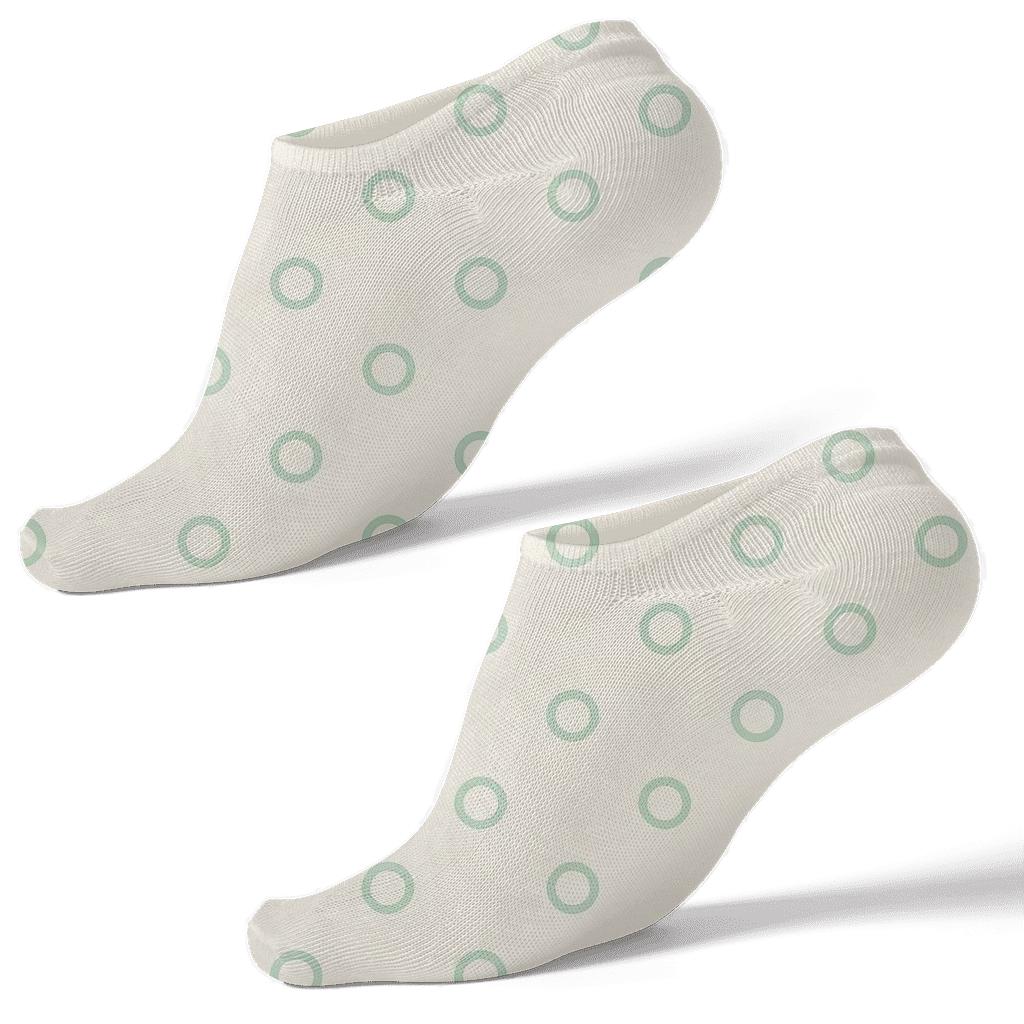 Small Ring Interval trendy patterned ankle socks