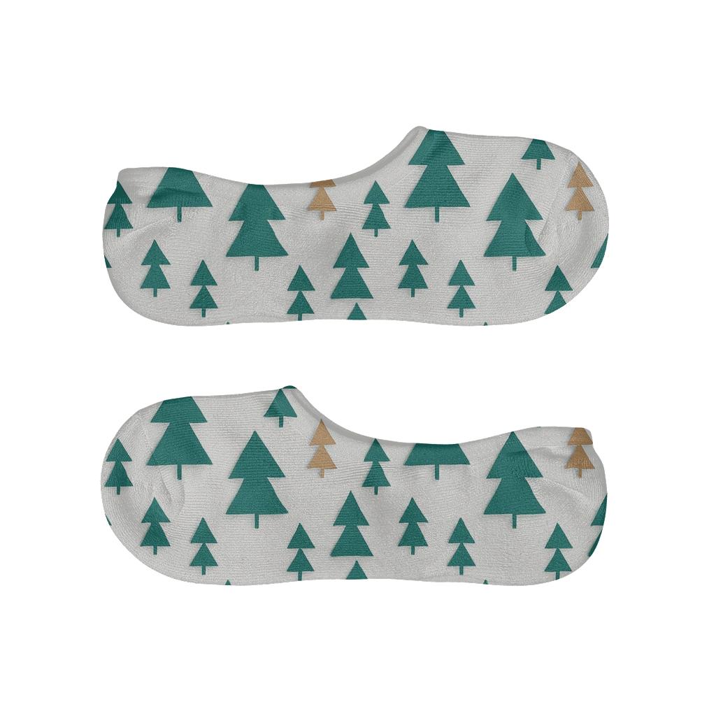 Minimalist Tree Chevron Array unique hidden socks