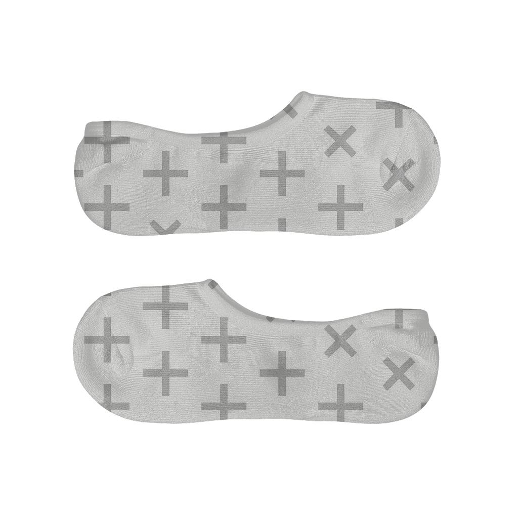 Gentle Cross Pack designer print no-show socks