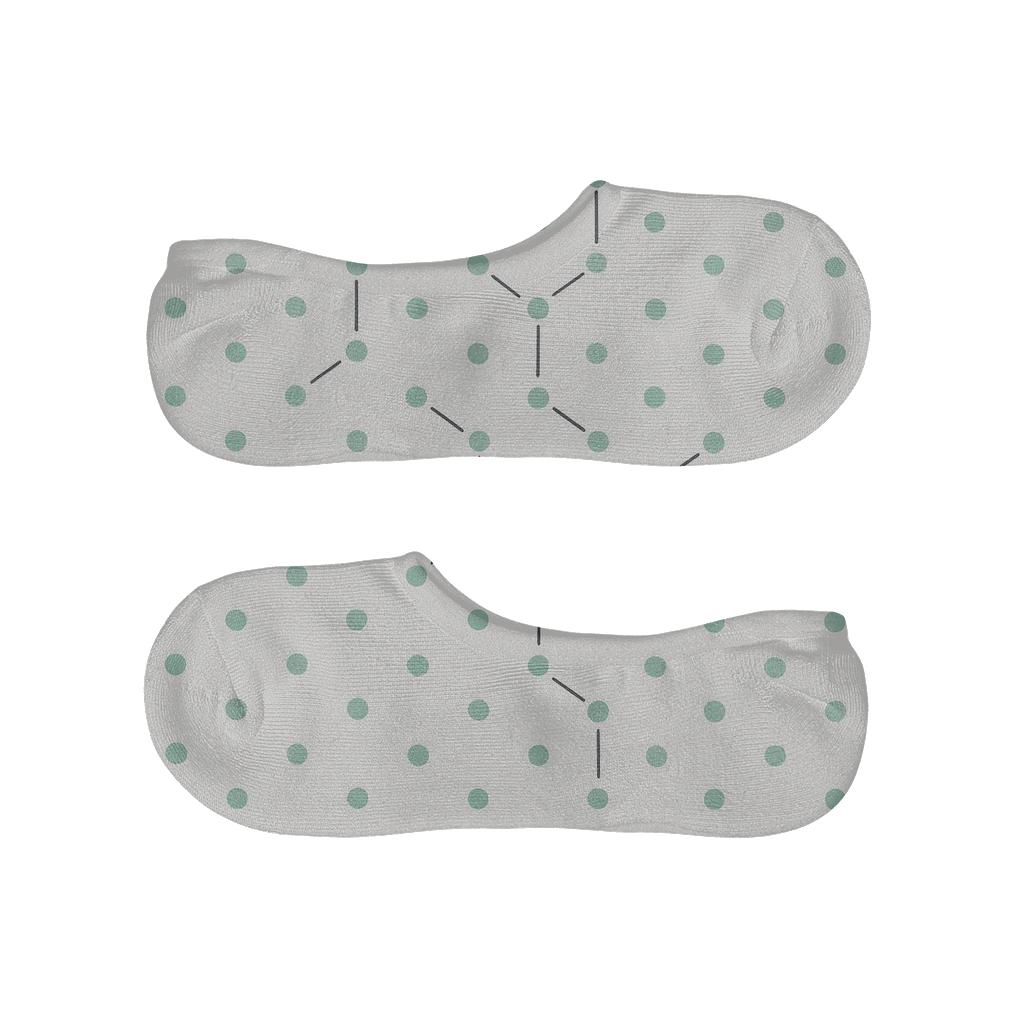Tiny Dot Relay personalized invisible socks