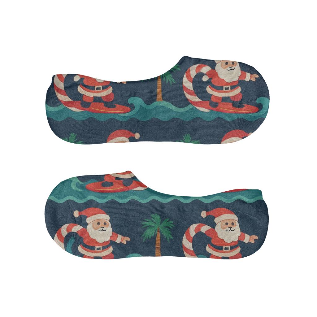 Santa Surf Stripe comfortable invisible socks