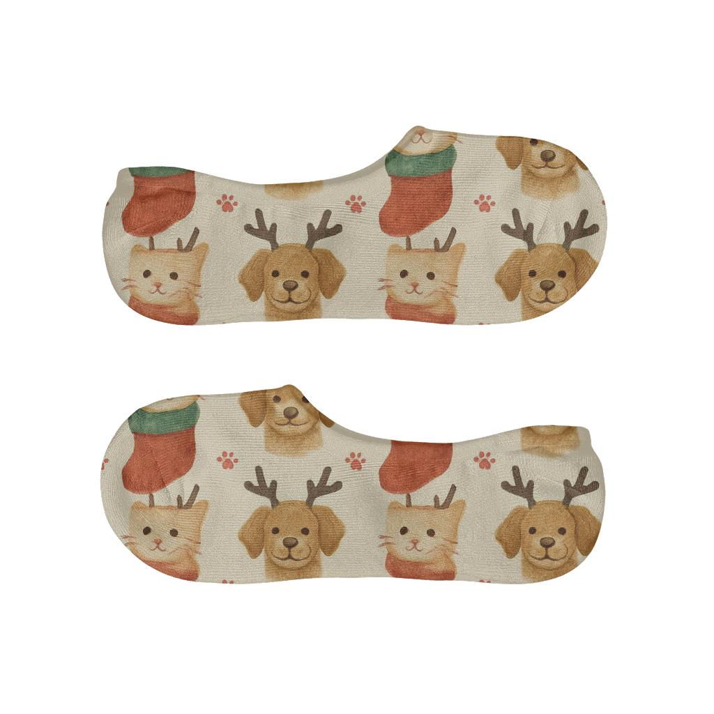 Pet Holiday Portraits personalized invisible socks