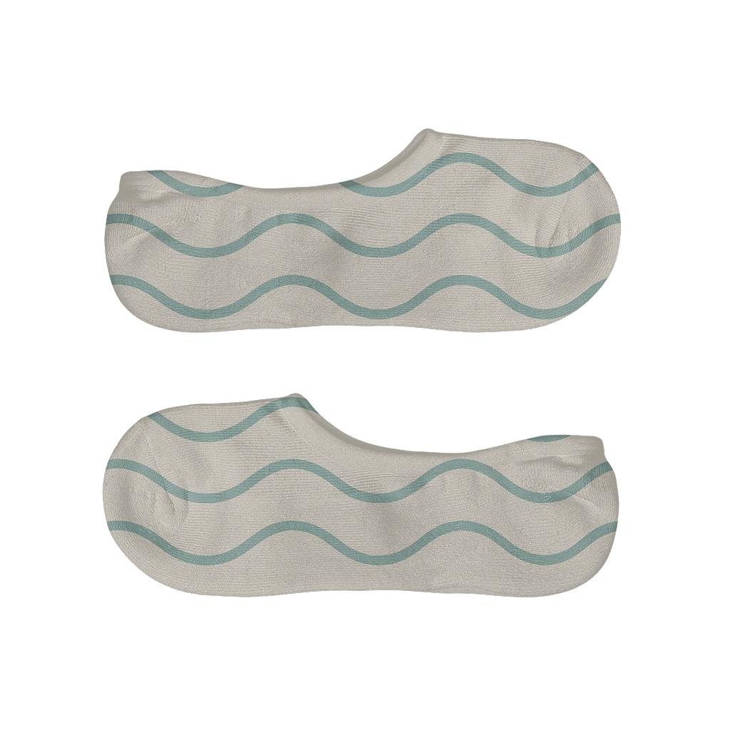 Quiet Wave Repeat comfortable low-cut socks