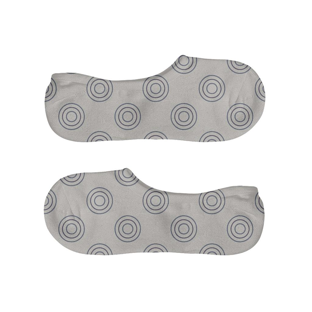 Small Ring Interval trendy no-show sock styles