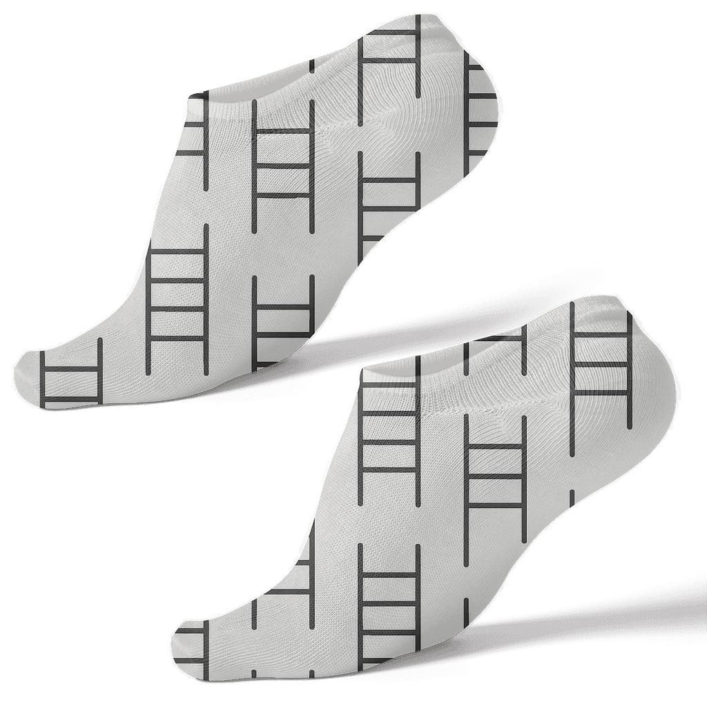 Fine Ladder Shift comfortable cotton ankle socks